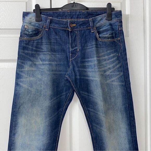 H&M Mens Blue Jeans(Size 33/32) - Picture 3 of 8